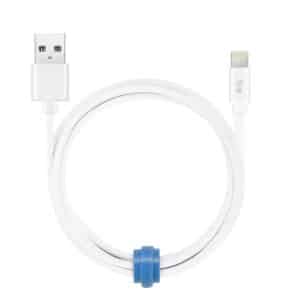 Braided Charge/Sync Lightning to USB Cable 4ft White