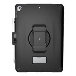 Scout Handstrap Case Black for iPad 10.2 2021 9th Gen/10.2 2020 8th Gen/iPad 10.2 2019 BULK