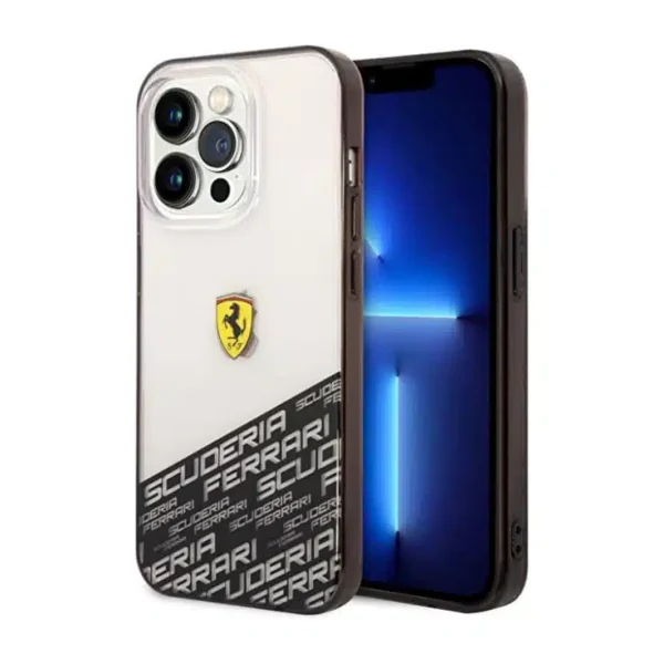 FERRARI - PCTPU IML CASE BOTTOM SCUDERIA ALLOVER PRINT - SILVER